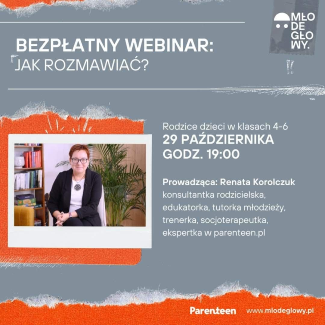 Bezpatny webinar dla rodzicw w ramach Programu Godzina dla Modych Gw