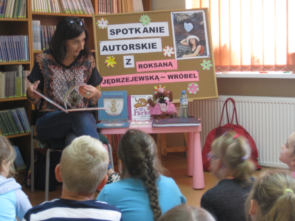 Spotkanie autorskie z pani Roksan Jdrzejewsk-Wrbel