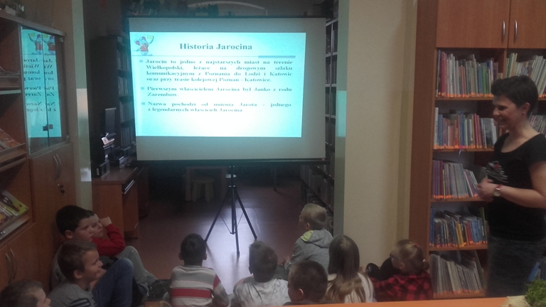 Lekcja biblioteczna w przeddzie  Narodowego wita Niepodlegoci i Patrona Miasta Jarocina