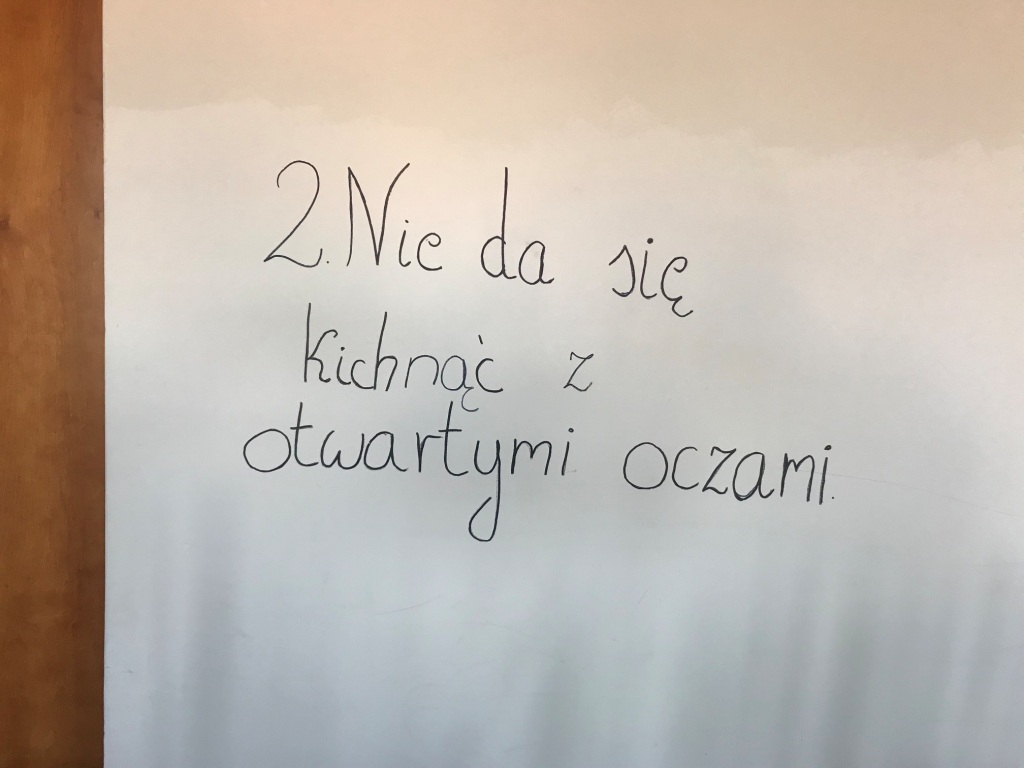 Graffiti na poegnanie gimnazjum