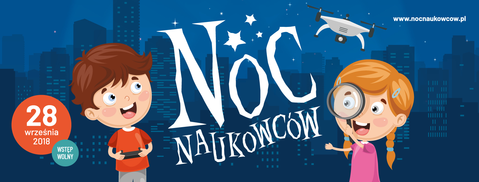 Logo Noc Naukowcw 2018