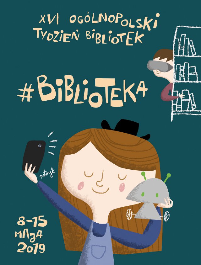 Plakat XVI edycja Oglnopolskiego Tygodnia Bibliotek