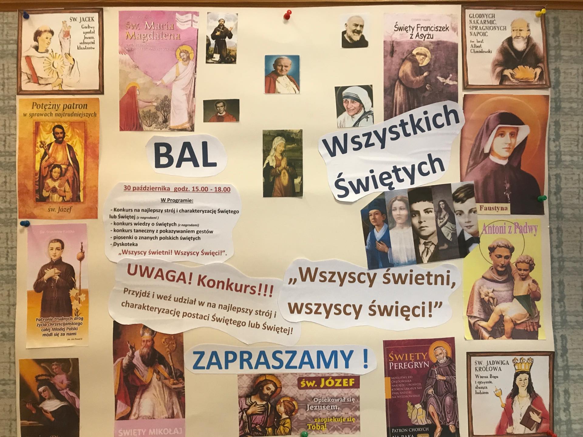 Zaproszenia na Bal Wszystkich witych 2018