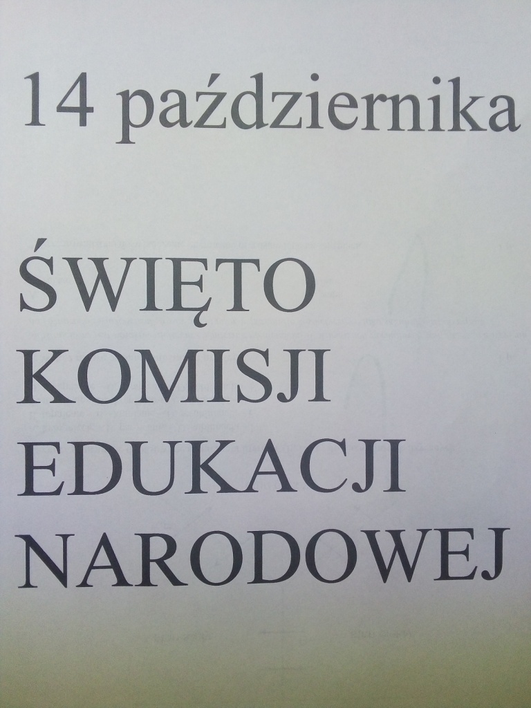 Dzie Edukacji Narodowej na wietlicy szkolnej