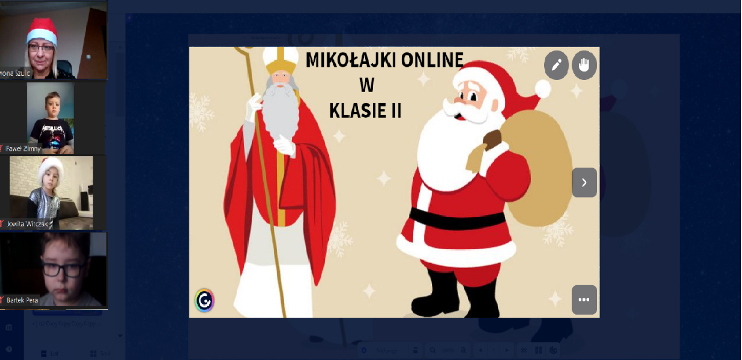 Mikoajki online w klasach drugich 2020