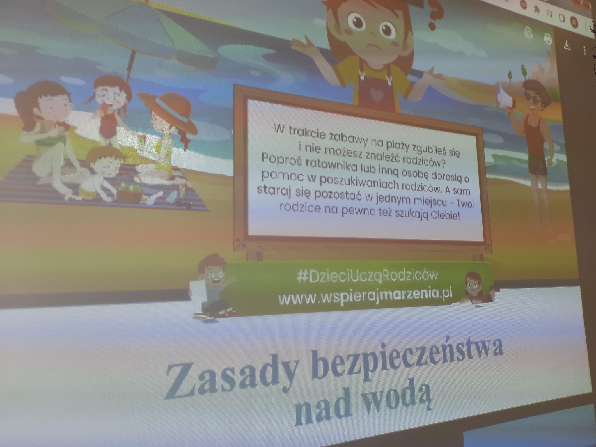 Dzieci ucz rodzicw - lekcja dziesita Bezpieczne wakacje