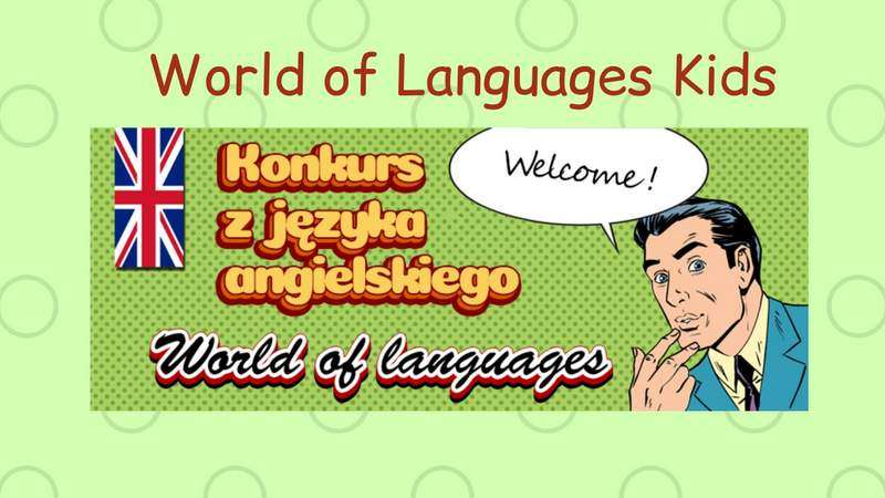 Konkurs angielski World of Languages Kids 2024