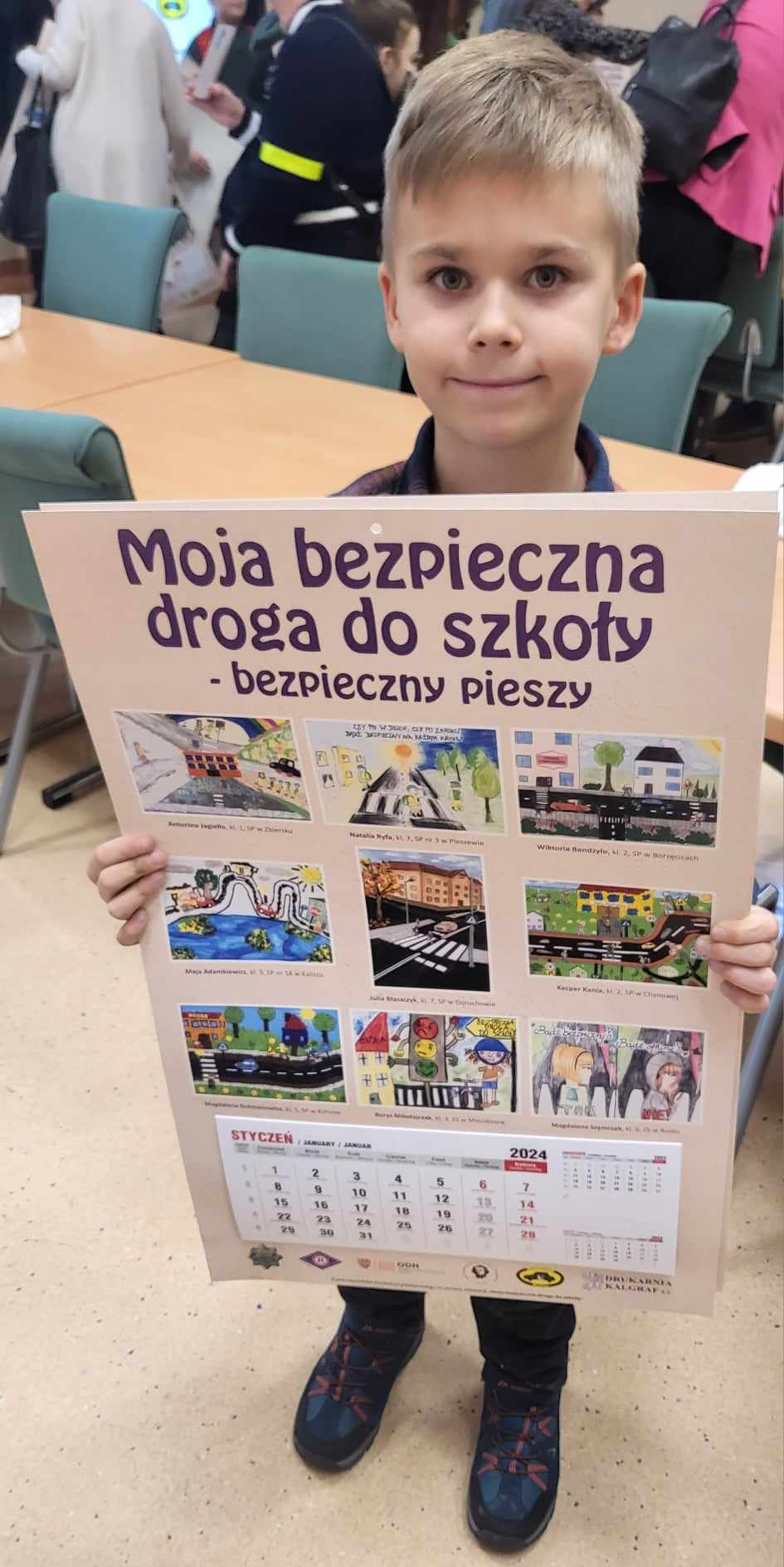 Konkurs Moja bezpieczna droga do szkoy - bezpieczny pieszy