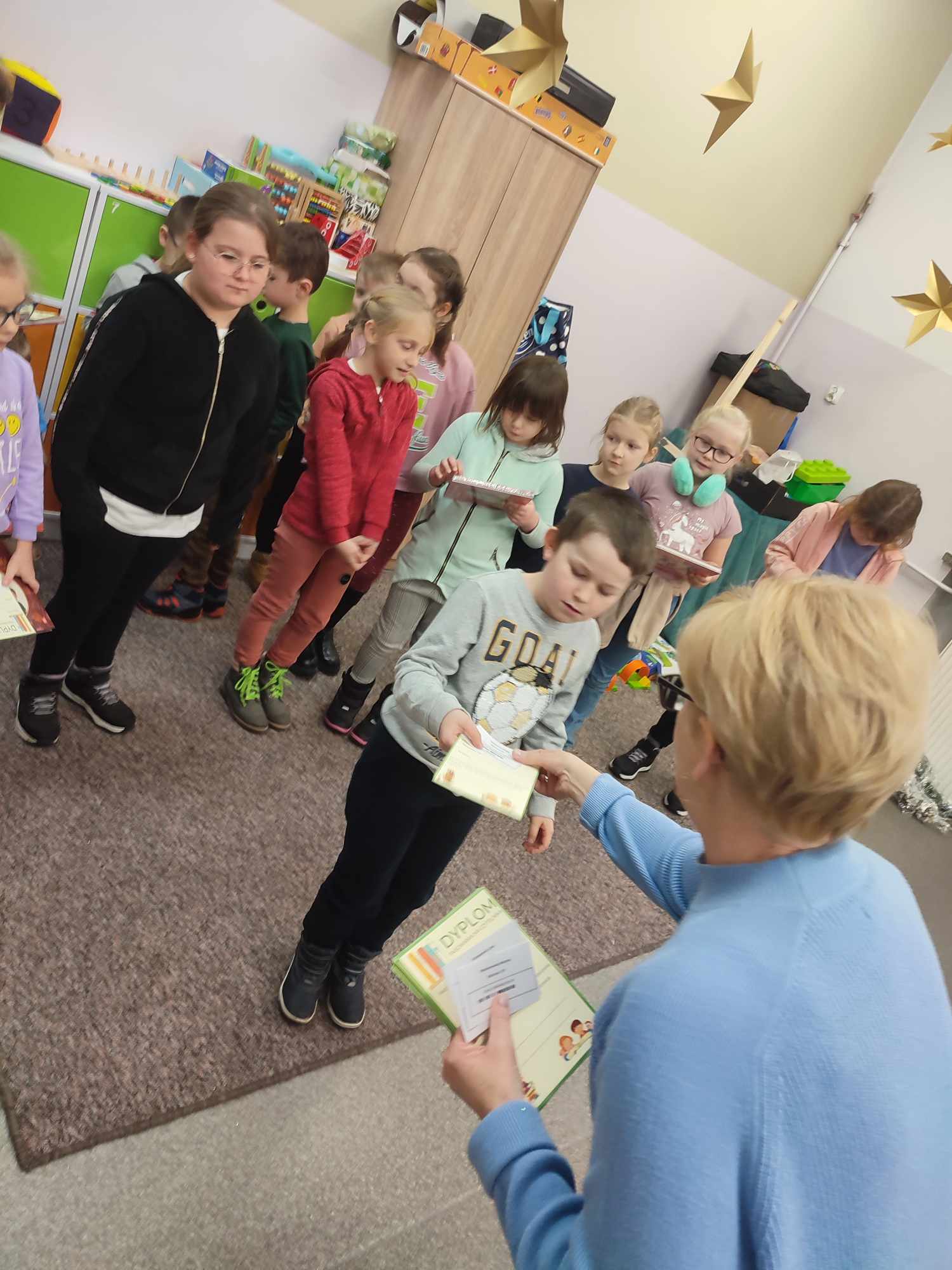 Uroczysto pasowania na czytelnikw biblioteki szkolnej 2024