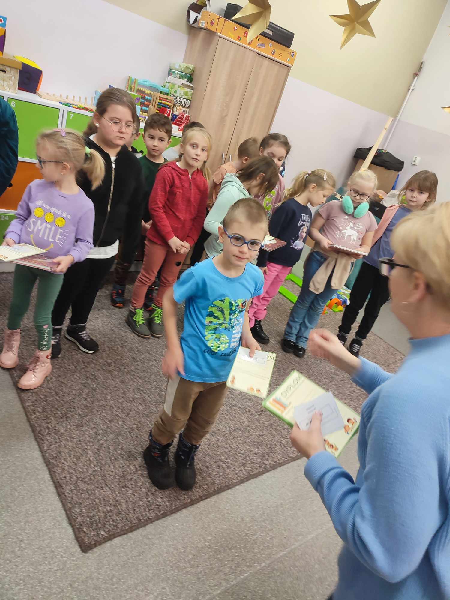 Uroczysto pasowania na czytelnikw biblioteki szkolnej 2024