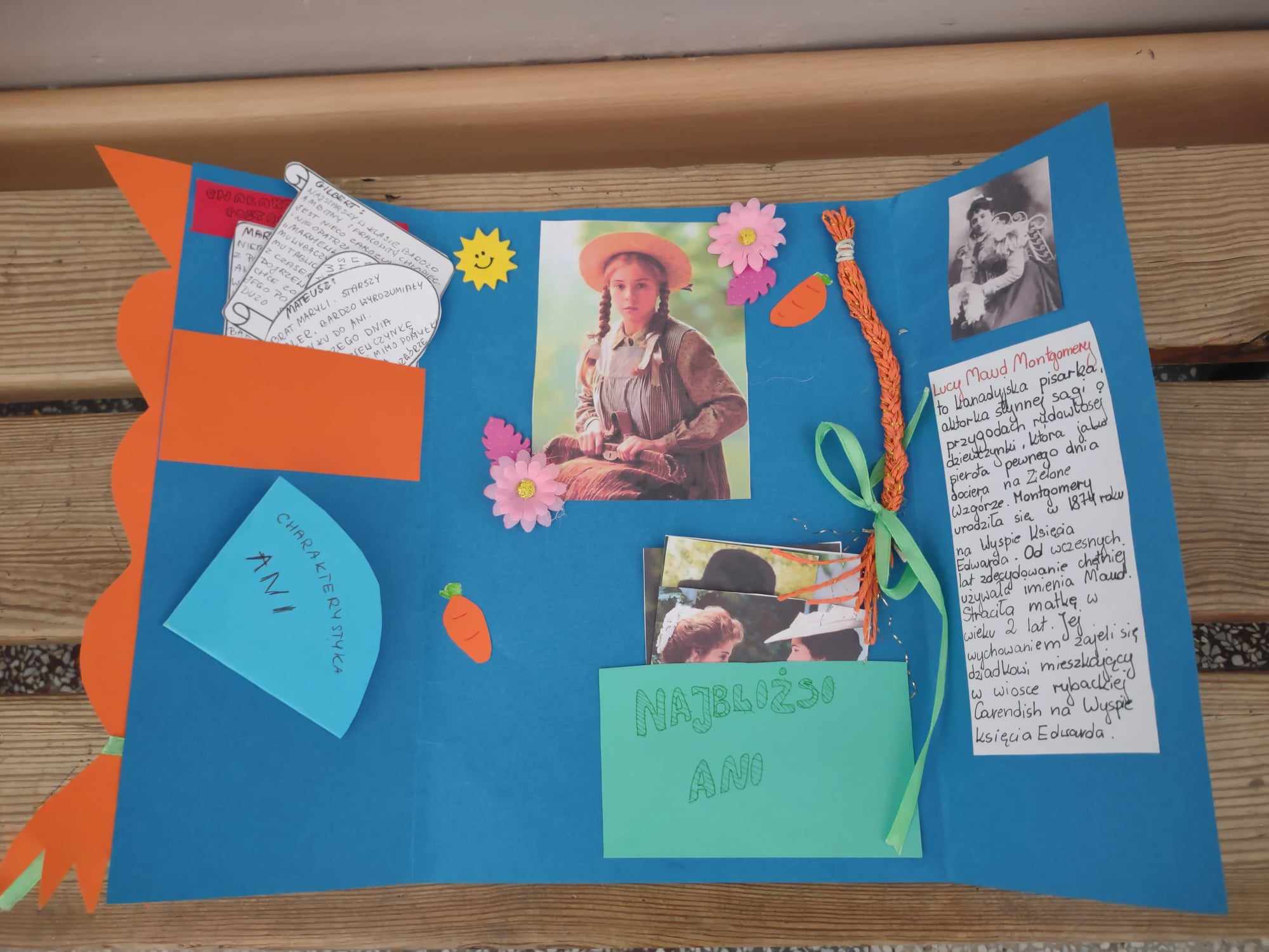 Polski 6a - lapbook Ania z Zielonego Wzgrza
