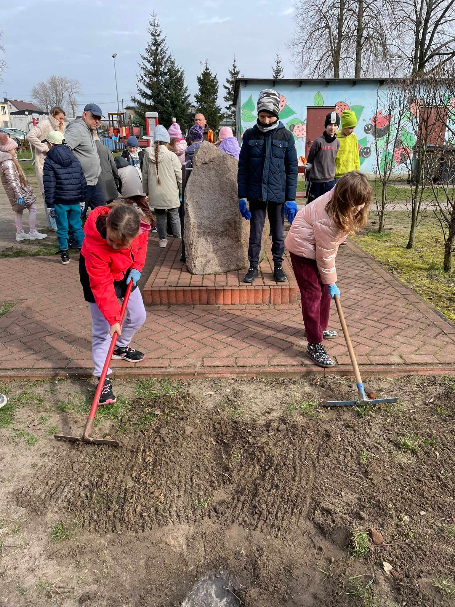 Akcja sadzenia drzew w naszej szkole