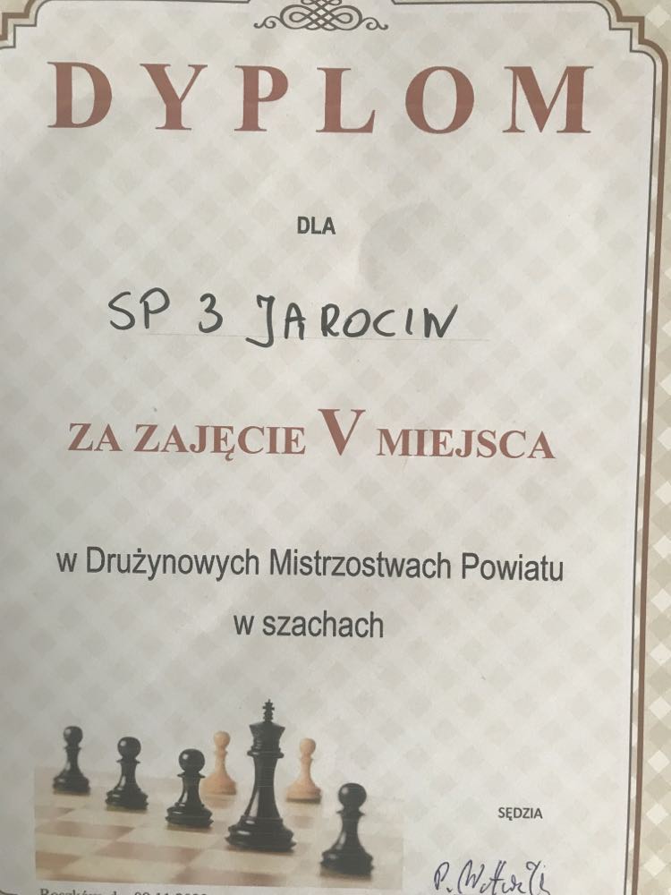 Druynowe Mistrzostwa Powiatu Szk Podstawowych w Szachach 2023