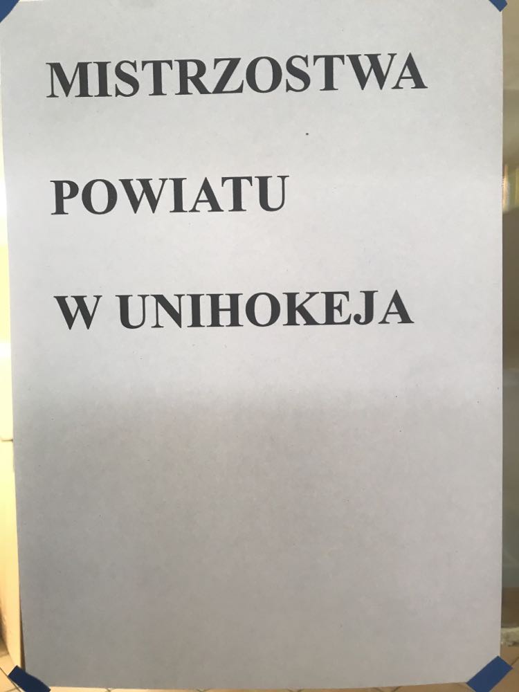 Mistrzostwa Powiatu w Unihokeju Dziewczt klas 4-6