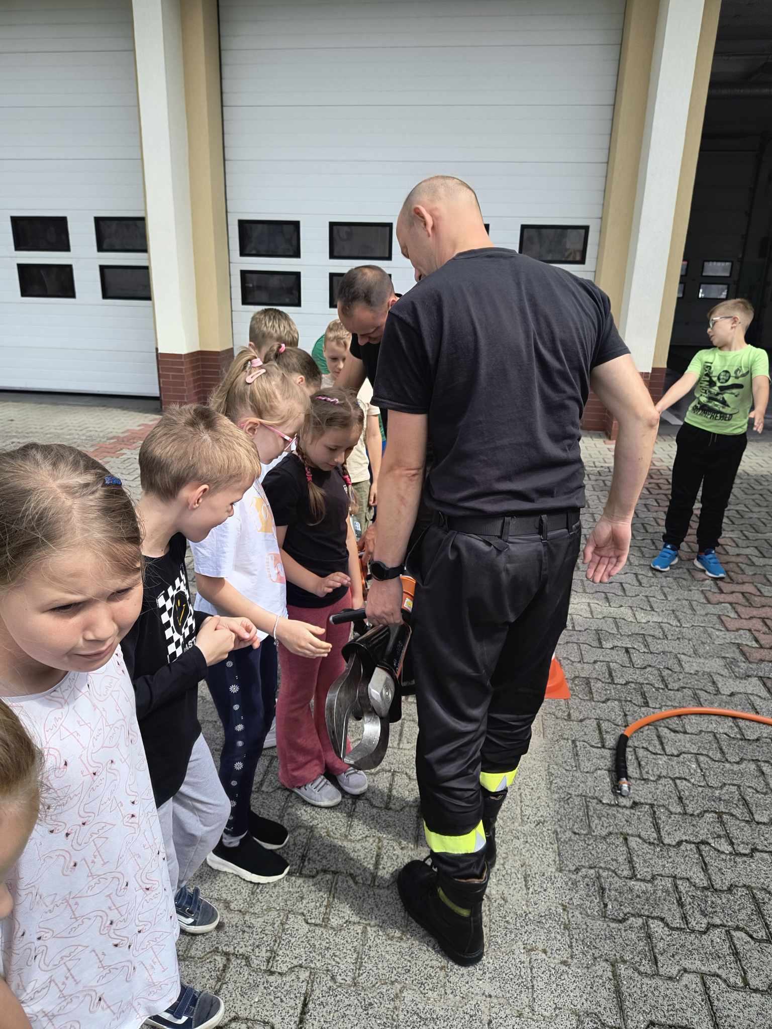 Wycieczka do Komendy Powiatowej Stray Poarnej w Jarocinie 2a