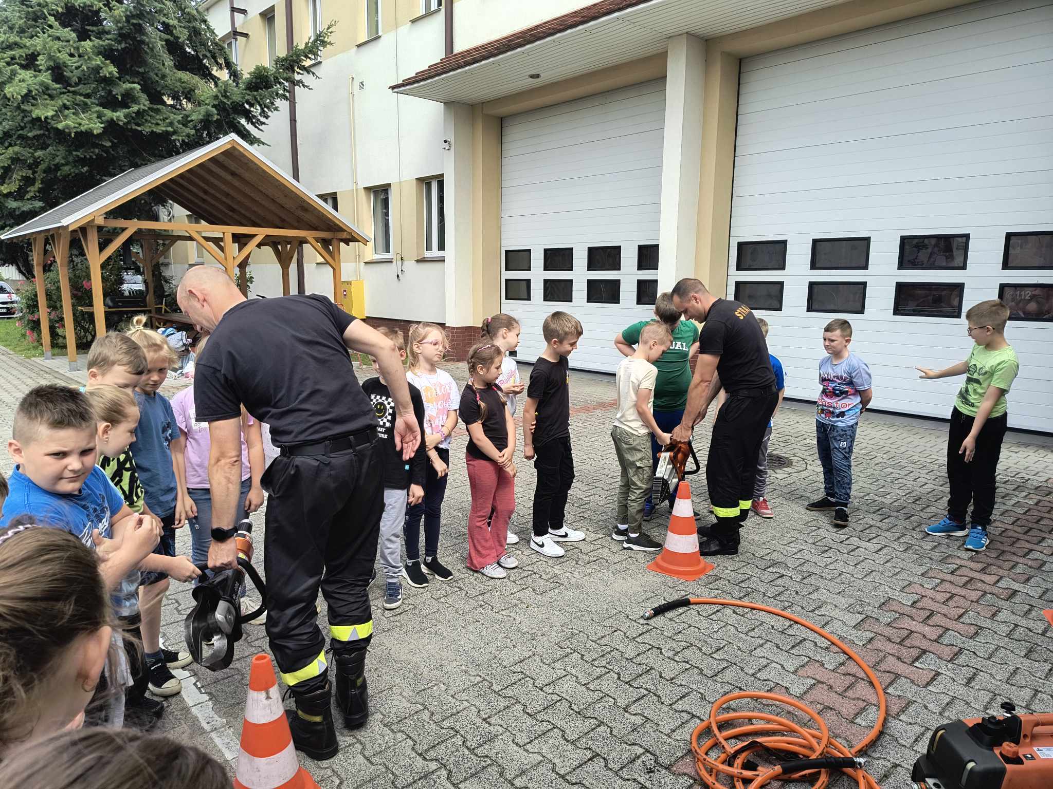 Wycieczka do Komendy Powiatowej Stray Poarnej w Jarocinie 2a