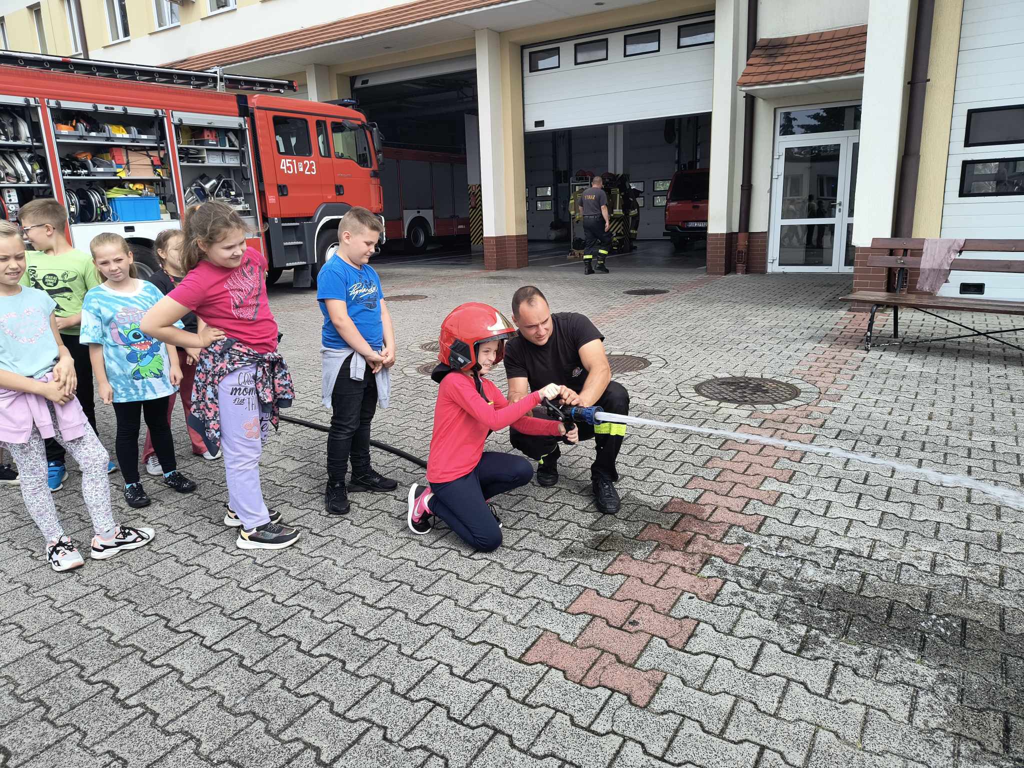 Wycieczka do Komendy Powiatowej Stray Poarnej w Jarocinie 2a