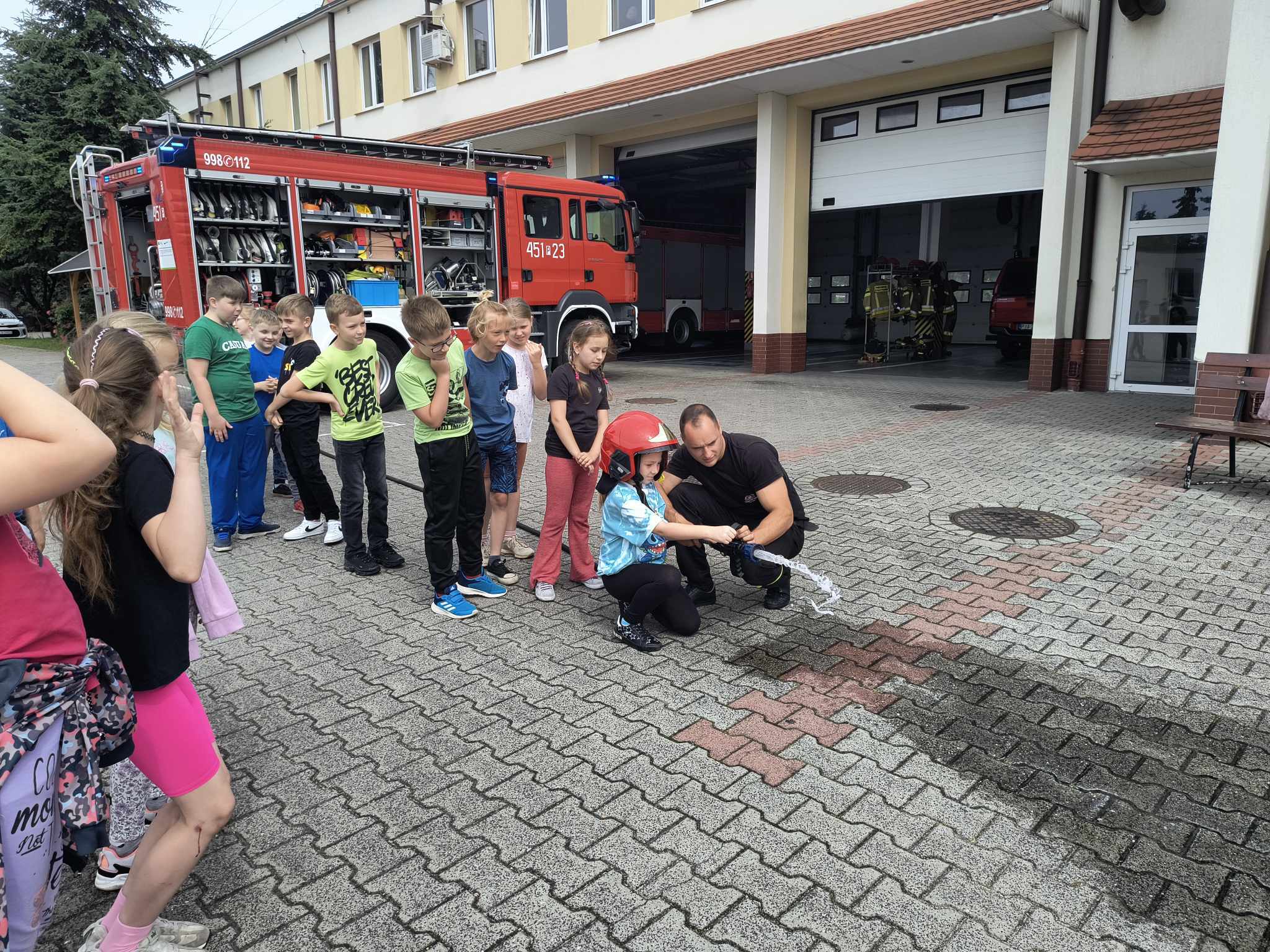 Wycieczka do Komendy Powiatowej Stray Poarnej w Jarocinie 2a