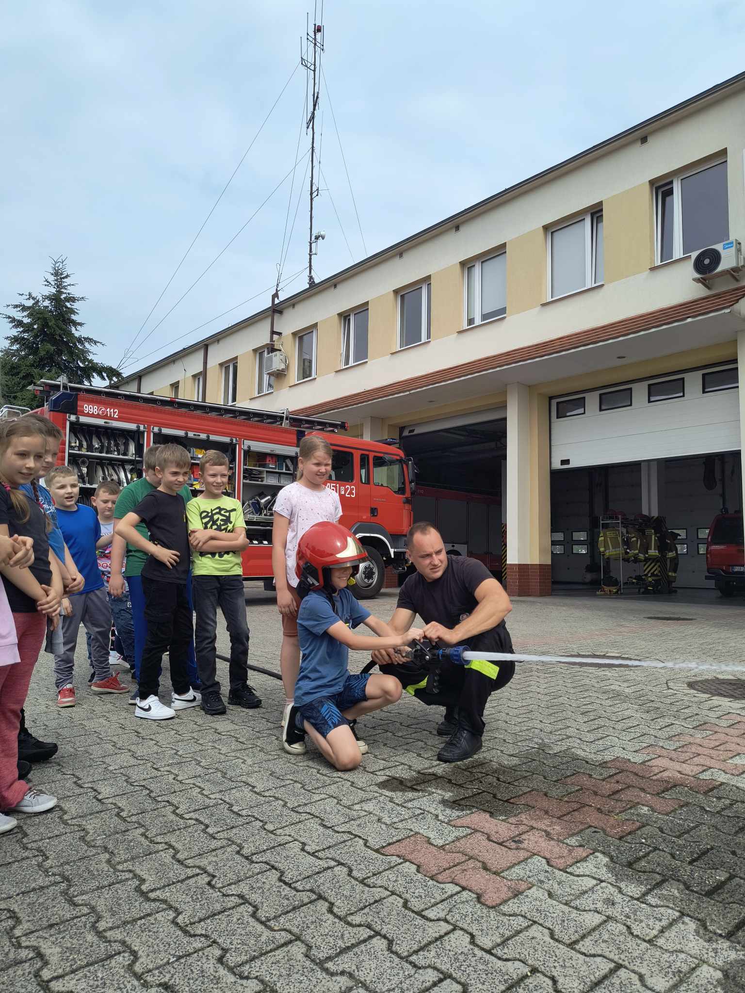 Wycieczka do Komendy Powiatowej Stray Poarnej w Jarocinie 2a