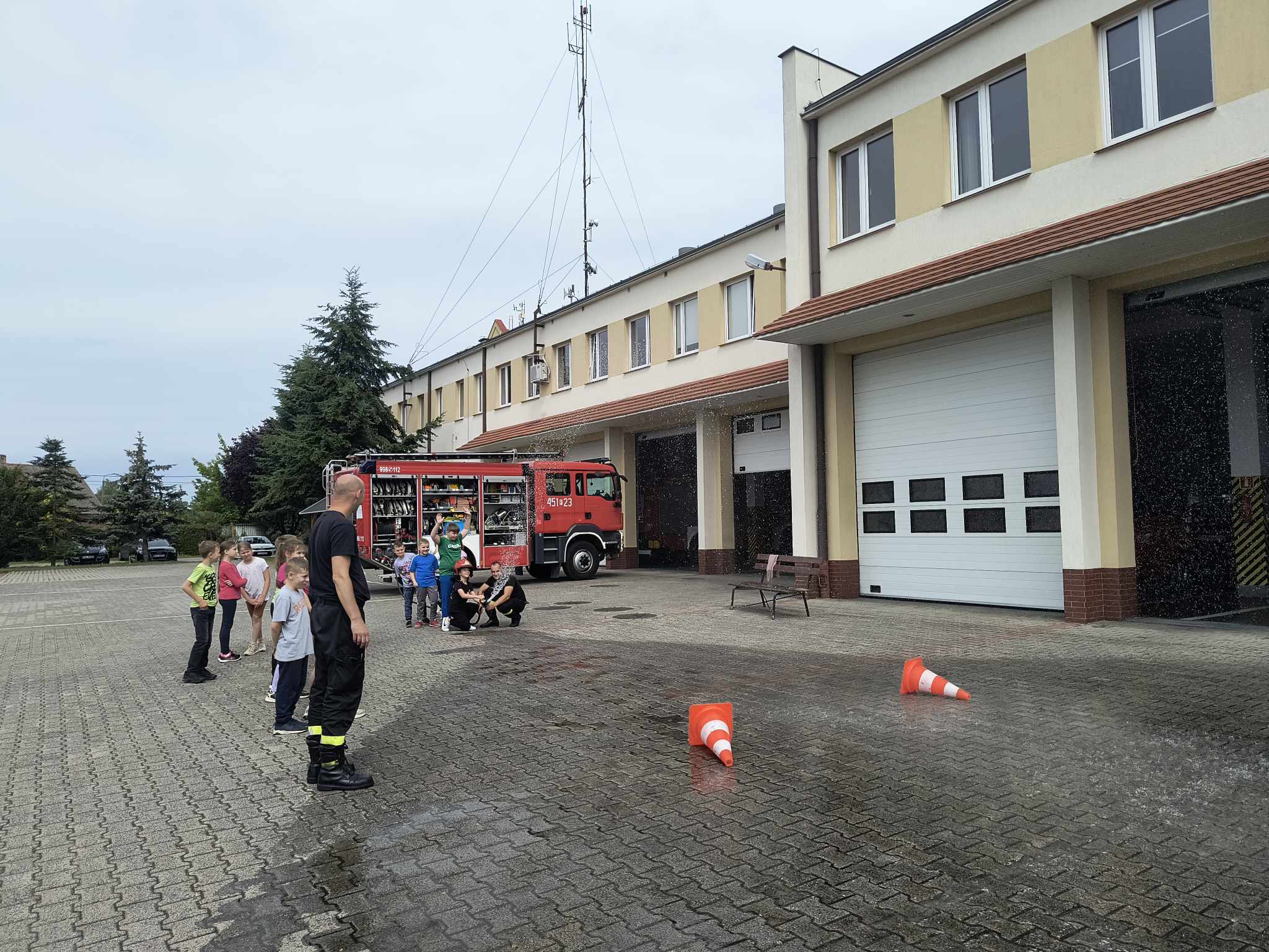 Wycieczka do Komendy Powiatowej Stray Poarnej w Jarocinie 2a