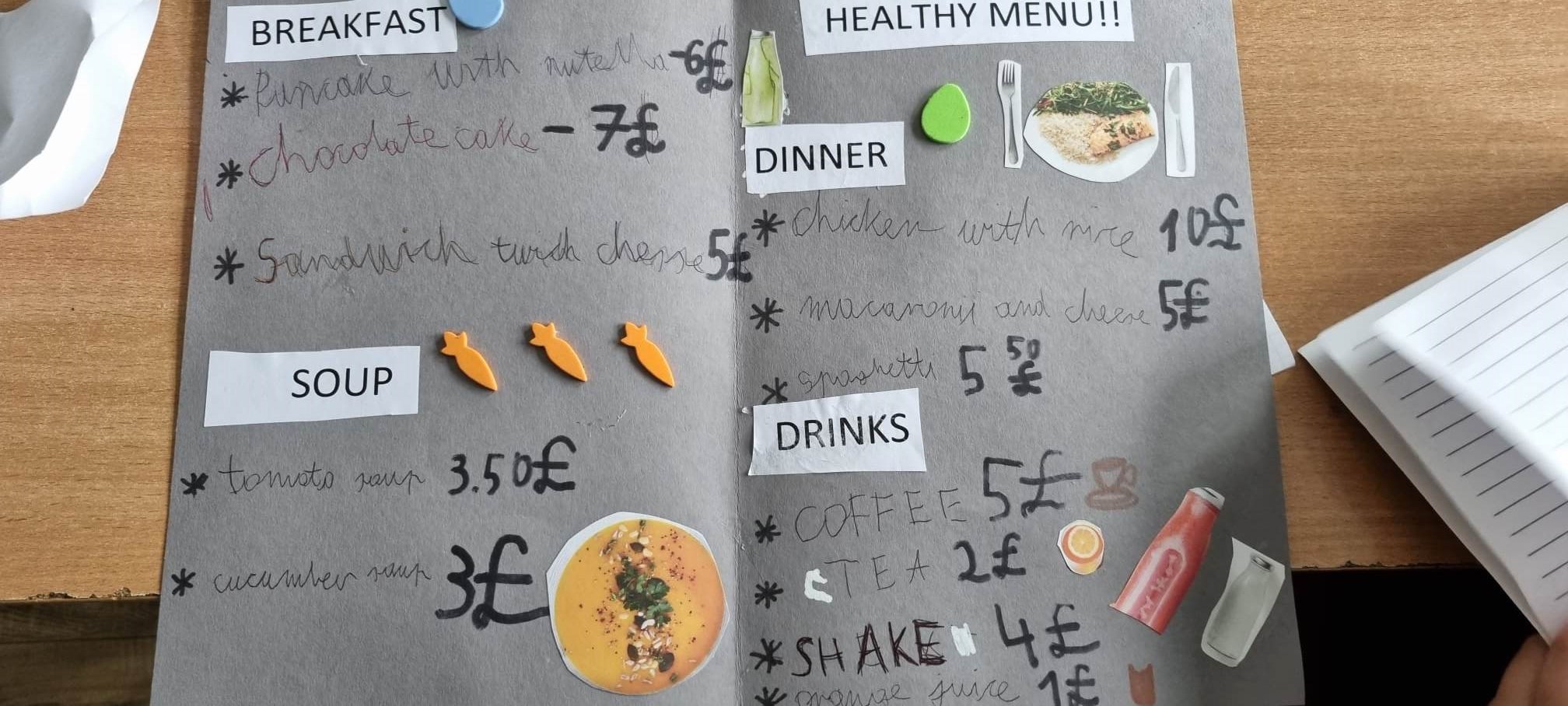 Angielski Klasa 4a w restauracji