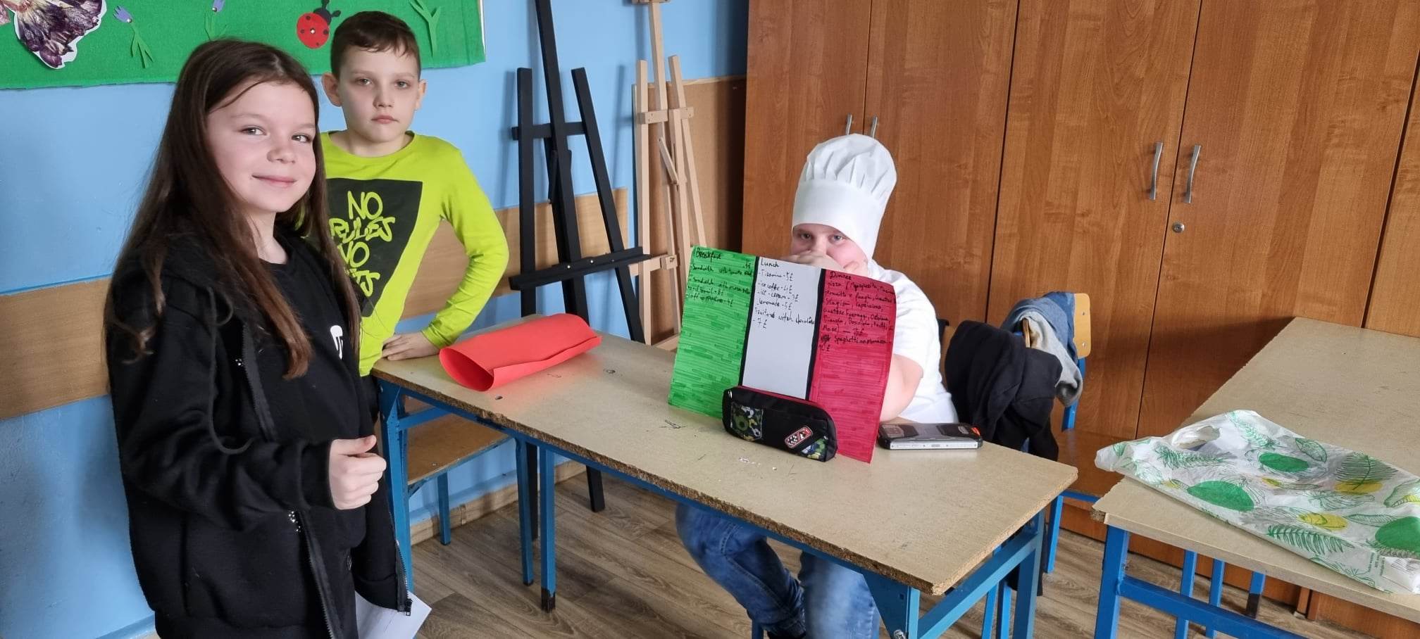 Angielski Klasa 4a w restauracji